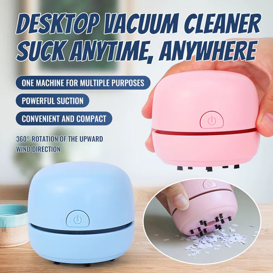 Mini Vacuum Cleaner Office Desk Dust Tool Home Table Sweeper Rechargeable Desktop Cleaner for Car Home Computer Sweeper Gift