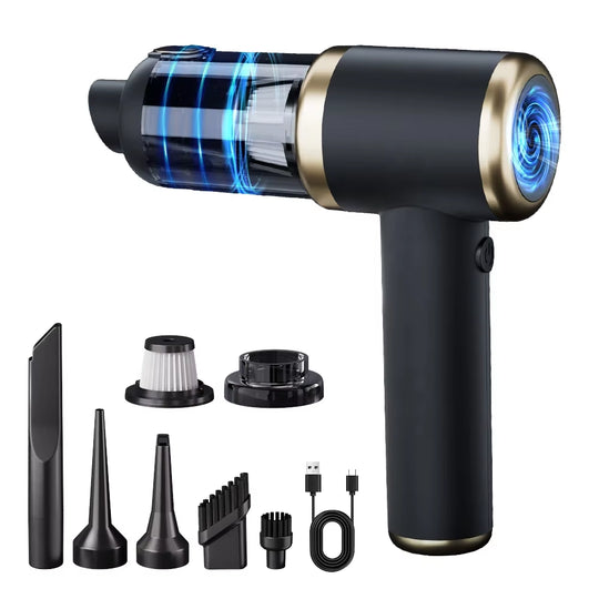 Wireless Handheld 3-In-1 Dry &amp; Wet/Dry Clean Rechargeable Battery Mini Lightweight Portable Vacuum Cleaner for Car &amp; Home Use