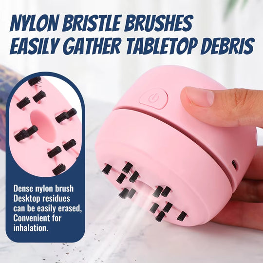 Mini Vacuum Cleaner Office Desk Dust Tool Home Table Sweeper Rechargeable Desktop Cleaner for Car Home Computer Sweeper Gift